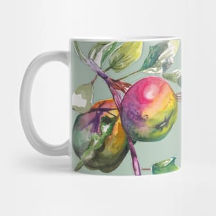 Apples in Watercolor Mug